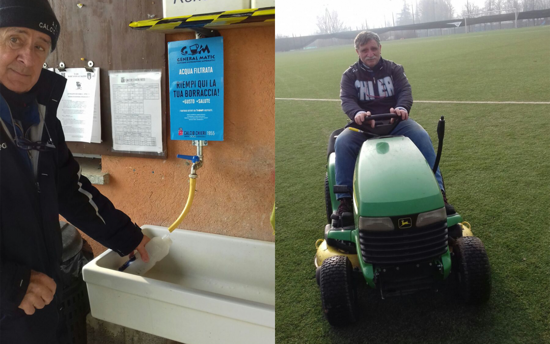 Stefano Perissinotto e Giorgio Follini, amici del Chieri!