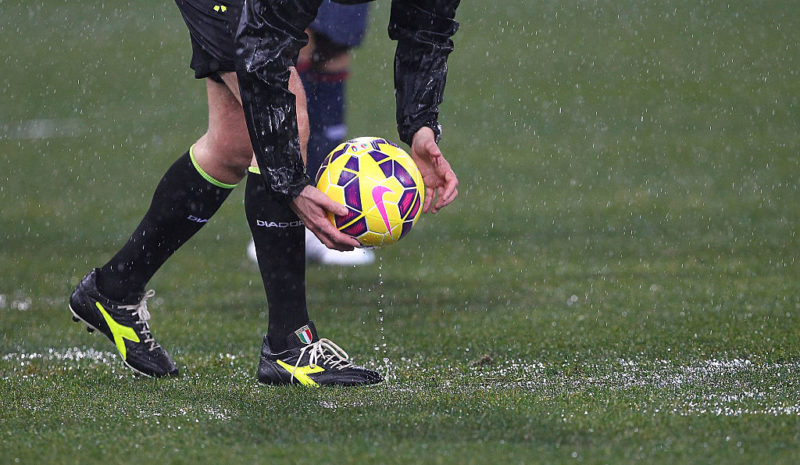 Sospensione gara causa maltempo