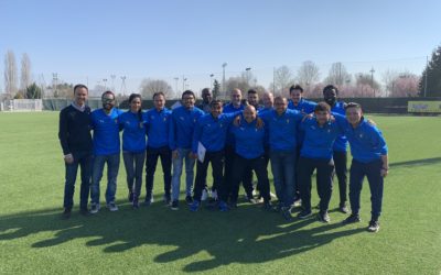 Corsisti Uefa B in visita al Rosato