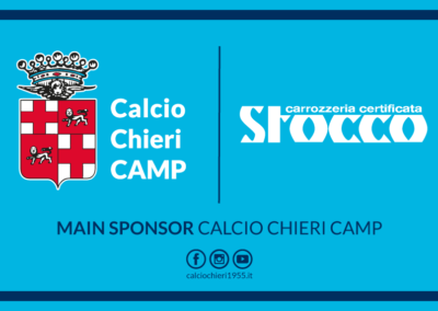 Carrozzeria STOCCO è Main Sponsor del Calcio Chieri Camp