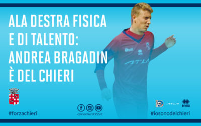 Ala destra fisica e di talento: Andrea Bragadin è del Chieri