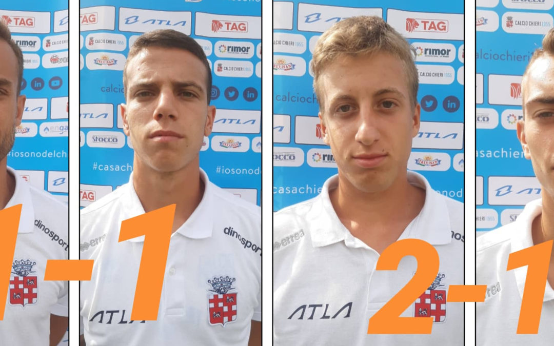 Il Chieri la ribalta con la sua cantera: Bra sconfitto 2-1