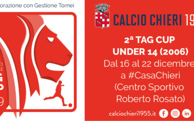 TAG CUP 2019: al via il torneo nazionale dedicato agli Under 14