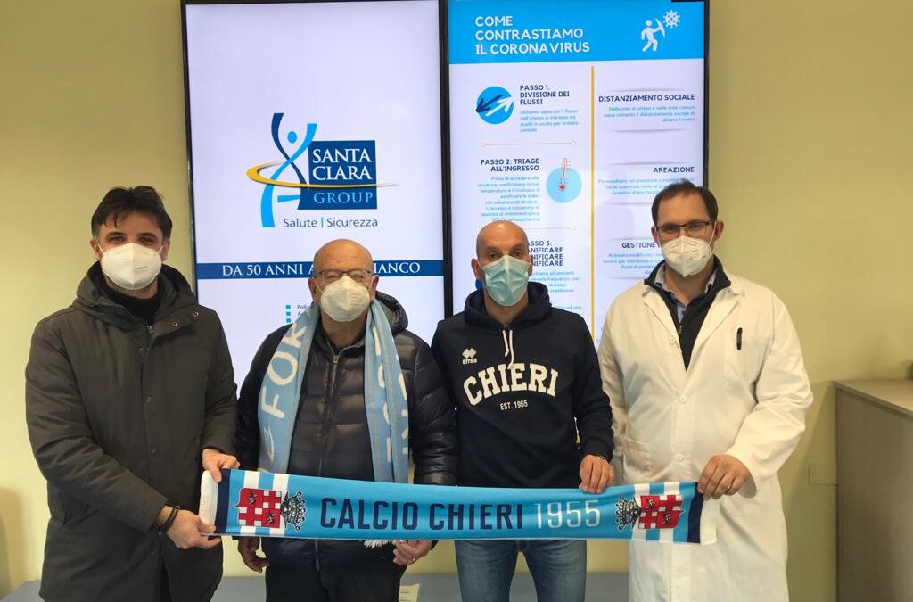 Le professionalità del Santa Clara al servizio del Chieri