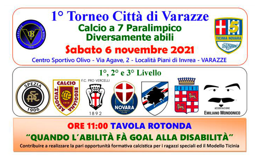 Chieri For Special in campo per il 1° Torneo Città di Varazze