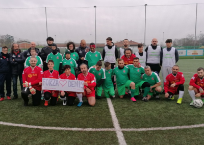 Tutti in campo per il primo triangolare di Calcio Unificato al Rosato