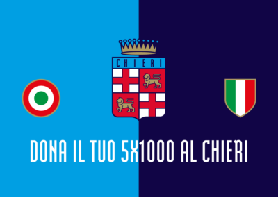 Dona il tuo 5×1000 e sostieni il Chieri