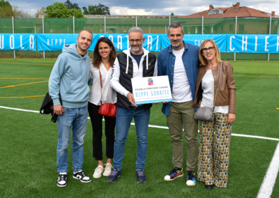 Inaugurata l’area portieri Beppe Guarise al Rosato