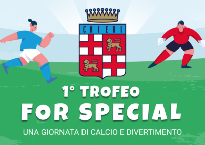 Tutti in campo per prima edizione del Trofeo For Special