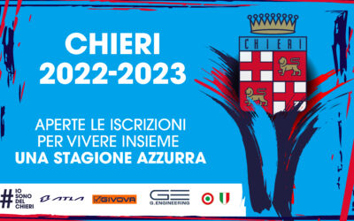 Aperte le iscrizioni 2022-2023: viviamo insieme una stagione azzurra
