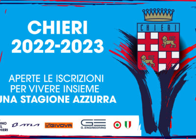 Aperte le iscrizioni 2022-2023: viviamo insieme una stagione azzurra