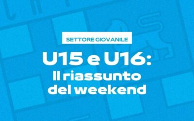 Il riassunto del weekend delle nostre U15 e U16