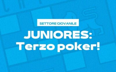 Juniores: terzo poker!