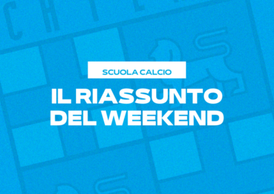 Il riassunto del weekend della scuola calcio