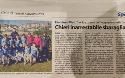 Vittoria del campionato per gli esordienti misti 2011/2012