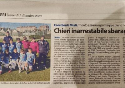 Vittoria del campionato per gli esordienti misti 2011/2012