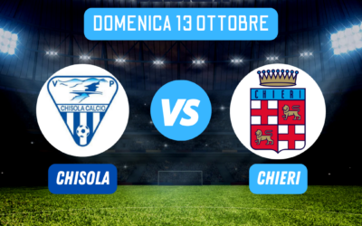 Il Chieri Calcio in trasferta contro il Chisola